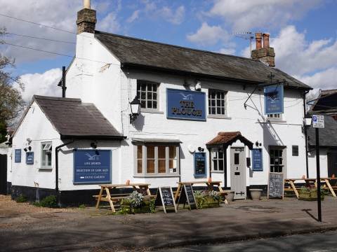 Photograph of the Plough pub in Shelford